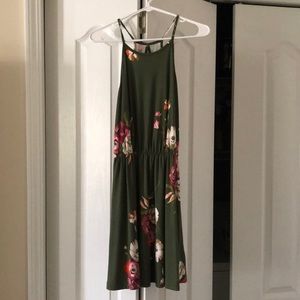 Green Floral Dress
